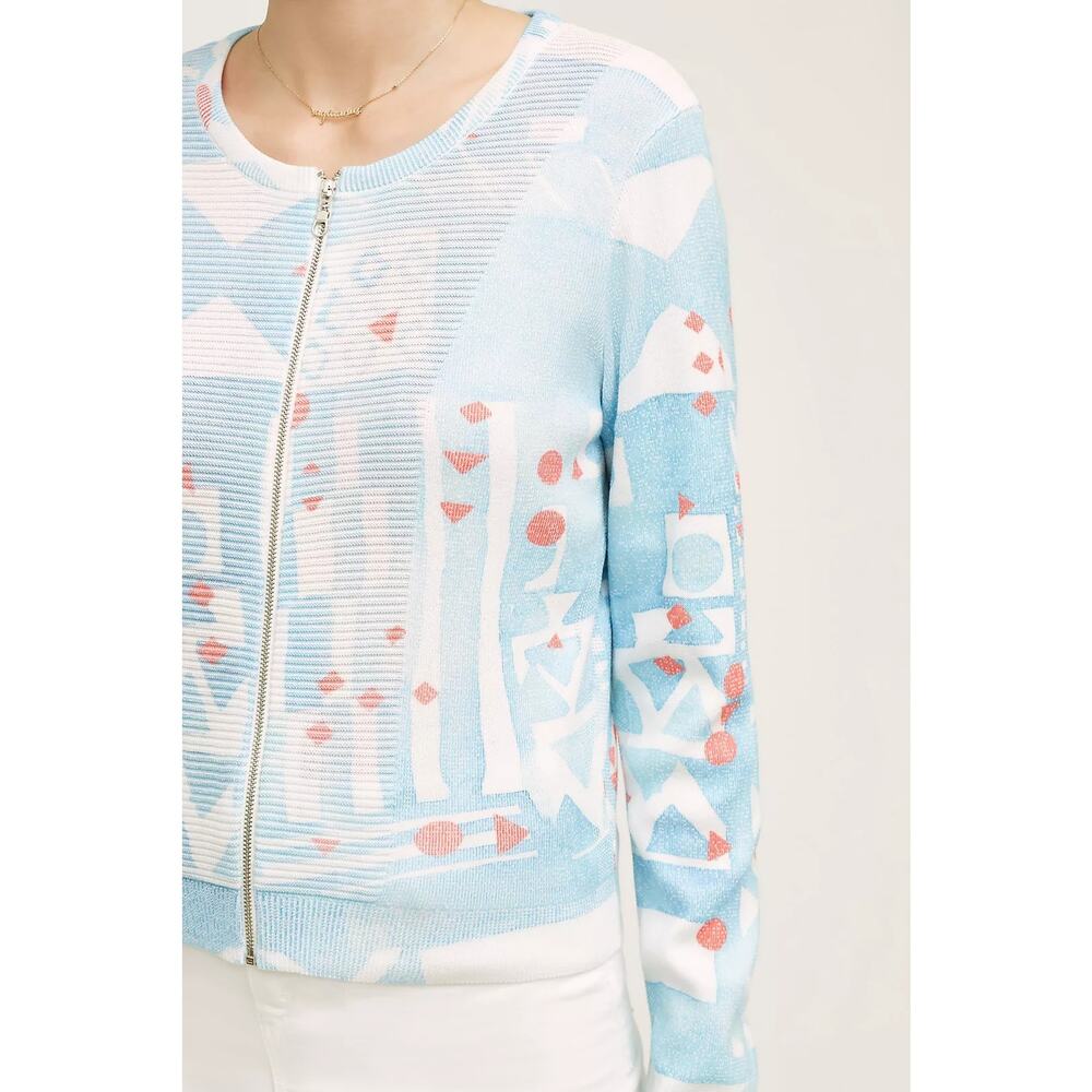 New Anthropologie MOTH Array Zip-Front Cardigan $… - image 2